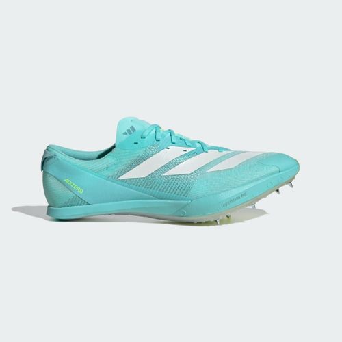 Chaussure De Running Adizero Finesse Adidas - Flash Aqua / Zero Metalic / Lucid Lemon - 38 2/3