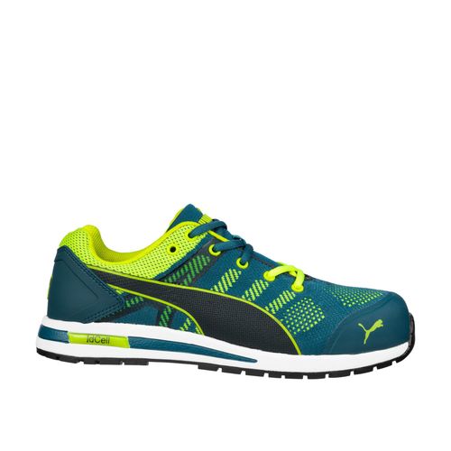 Basket De Scurit - Basse - S1p - Elevate Knit Black Low - Vert - T40 Puma