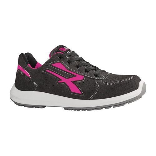 Chaussure De Scurit Pour Femmes Redup Electra Taille 36 Noir/Lilas S1p Src Esd En Iso 20345 Cuir Sud Doux Perfor U.Power