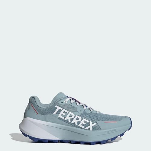 Chaussure De Trail Running Terrex Agravic 3 Adidas - Magic Grey / Cloud White / Semi Lucid Blue - 38 2/3