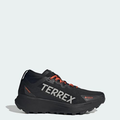 Chaussure De Trail Running Terrex Agravic Gtx Adidas - Core Black / Grey Two / Semi Impact Orange - 46 2/3