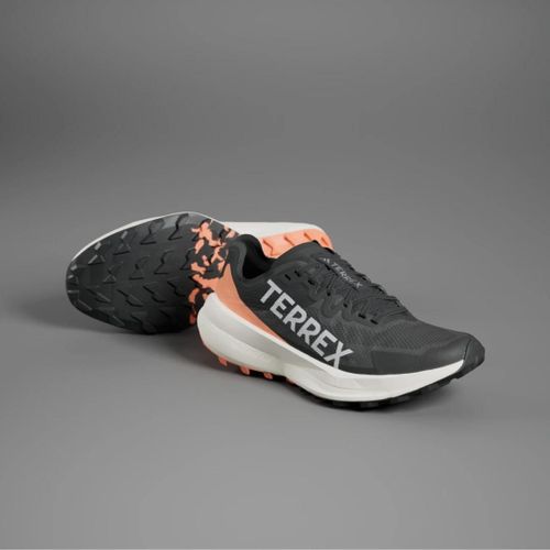 Chaussure De Trail Running Terrex Agravic Speed Adidas - Core Black / Grey One / Amber Tint - 36 2/3