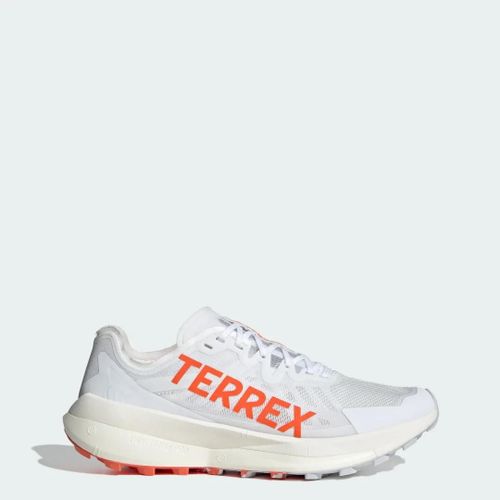 Chaussure De Trail Running Terrex Agravic Speed Adidas - Dash Grey / Impact Orange / Cloud White - 41 1/3