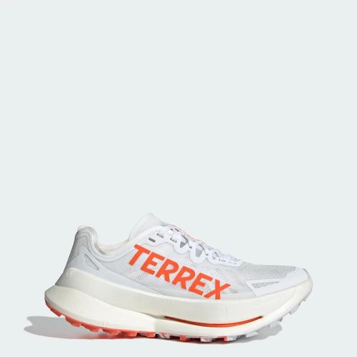 Chaussure De Trail Running Terrex Agravic Speed Ultra Adidas - Cloud White / Impact Orange / Dash Grey - 39 1/3