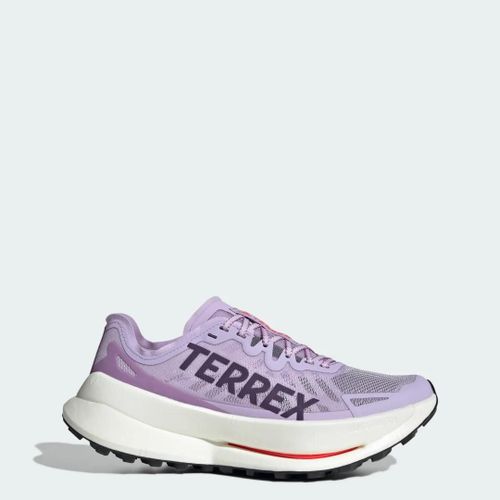 Chaussure De Trail Running Terrex Agravic Speed Ultra Adidas - Powder Plum / Aurora Plum / Lucid Red - 38