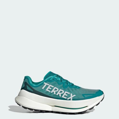 Chaussure De Trail Running Terrex Agravic Speed Ultra Adidas - Pure Teal / Grey One / Aurora Ivy - 47 1/3