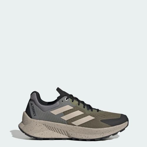Chaussure De Trail Running Terrex Soulstride Flow Adidas - Olive Strata / Wonder Beige / Charcoal Solid Grey - 41 1/3