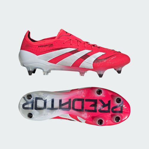 Chaussure Predator Elite Terrain Gras Adidas - Lucid Red / Cloud White / Core Black - 43 1/3