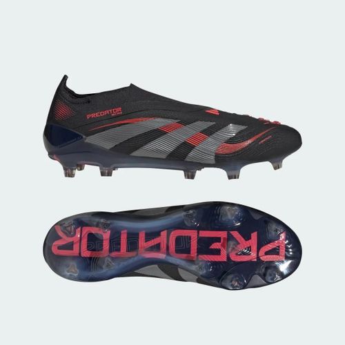 Chaussure Predator Elite Terrain Souple Adidas - Core Black / Grey Four / Lucid Red - 46 2/3