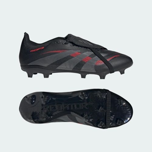 Chaussure Predator Languette Rabattue Terrain Souple/Multi-Surfaces Adidas - Core Black / Grey Four / Lucid Red - 41 1/3