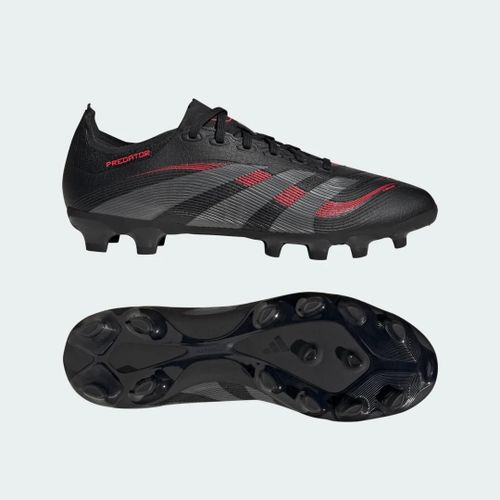 Chaussure Predator League Multi-Surfaces Adidas - Core Black / Grey Four / Lucid Red - 39 1/3