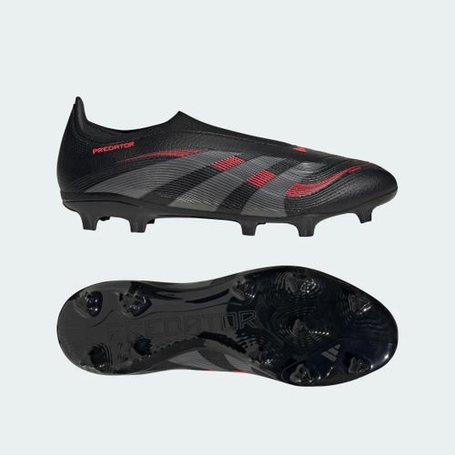 Chaussure Sans Lacets Predator League Terrain Souple/Multi-Surfaces Adidas - Core Black / Grey Four / Lucid Red - 46