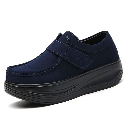 Chaussures  Plateforme En Cuir Sud Pour Femmes,Baskets En Peluche  Enfiler,Mocassins  Franges  Glands,Chaussures Vintage,Mode 2023 - 37