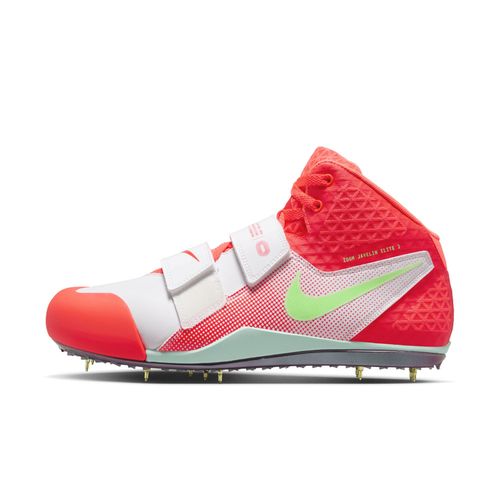 Chaussures  Pointes De Course Et Lancer Nike Zoom Javelin Elite 3 Blanc/Hyper Orange/Lime Blast/Bright Crimson Fz9626-100 - 38 1/2