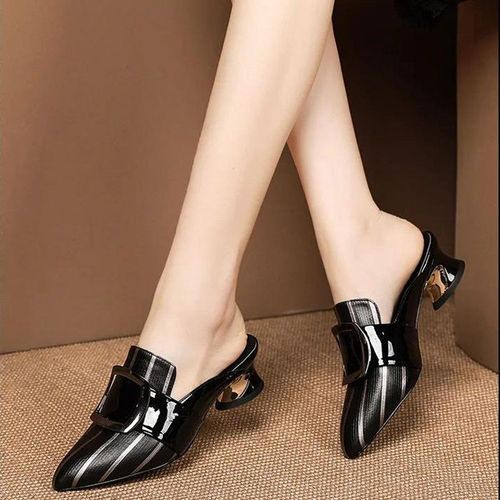 Chaussures  Talon Aiguille Beige Pour Femme,Chaussures Confortables Classiques Pour Femme,Haute Qualit,Mignon Et Doux,Zapato Negro Keepon E5867 - 35