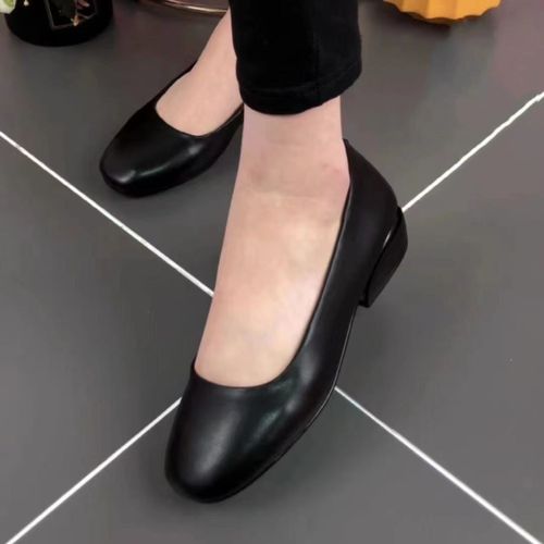 Chaussures  Talons Bas En Cuir Pu Souple Pour Femmes,Peu Profondes,Pointues,Parker,Confort,Mre,Escarpins,Talons Optiques,Dames,Travail,Petites Chaussures Dcontractes - 40