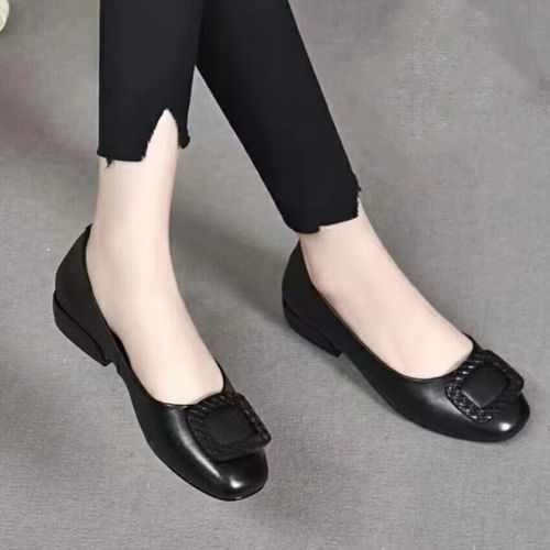 Chaussures  Talons Bas En Cuir Pu Souple Pour Femmes,Peu Profondes,Pointues,Parker,Confort,Mre,Escarpins,Talons Optiques,Dames,Travail,Petites Chaussures Dcontractes - 38