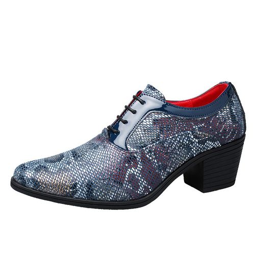 Chaussures  Talons En Cuir De Crocodile Marron Pour Hommes,Mocassins Formels,Chaussures Provoqu,Mode Dcontracte,Zapatos Zones Bre 2021 - 38