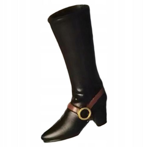 Chaussures  Talons Hauts Pour Femme Soldat 1:12, Chaussures  Talons Hauts Pour Poupe, Noires