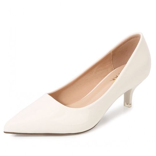Chaussures  Talons Mi-Hauts Pour Femmes,Escarpins  Bout Pointu,lgants, La Mode,Pour Bureau,Noir,Rose,Rouge,5cm,E0005 - 43