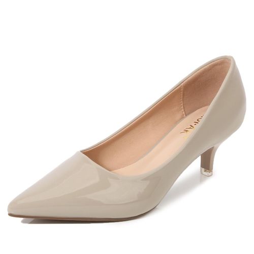 Chaussures  Talons Mi-Hauts Pour Femmes,Escarpins  Bout Pointu,lgants, La Mode,Pour Bureau,Noir,Rose,Rouge,5cm,E0005 - 35