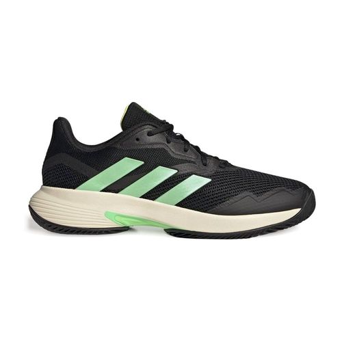Chaussures: Adidas Courtjam Control Clay Noir Vert Gw4220-Taille-42 2/3