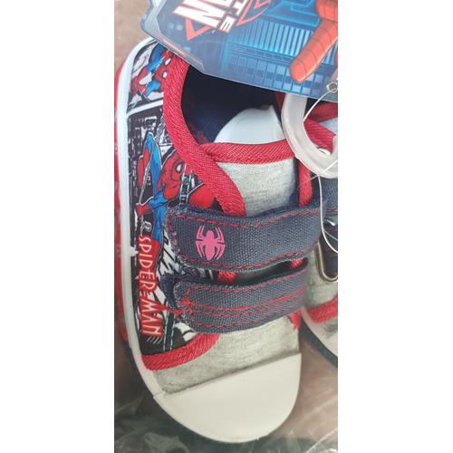 Chaussures Baskets / Pour Enfant / Spider Man/ Marvel / Chaussures Simples Sans Led En Tissus Confortables/ Neuves / Pointure 24