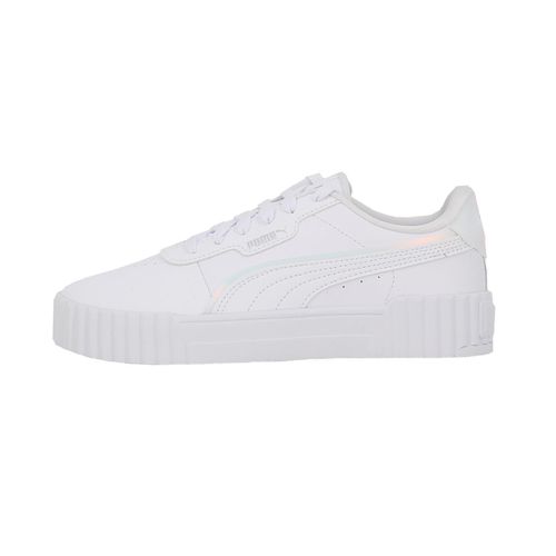 Chaussures Basses Cuir Ou Simili Puma Carina 3.0 Holo 2.0 Jr Blanc - 36