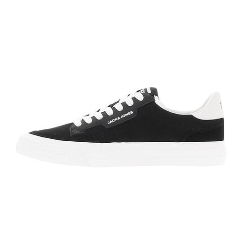 Chaussures Basses Toile Jack And Jones Jfwmorden Combo Anthracite Sn Noir 20070 - 45