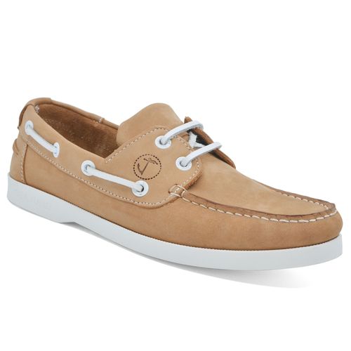 Chaussures Bateau Pour Femme Seajure Noordhoek En Cuir Nubuck Camel - 38