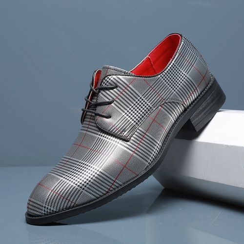Chaussures D'affaires Classiques Pour Hommes,Design De Luxe, La Mode,Chaussures De Mariage Formelles  Lacets Et  Bout Pointu,En Toile,Grande Taille 38-48