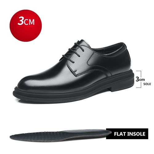 Chaussures D't Respirantes Et Dcontractes En Cuir Pour Homme,Mocassins Classiques  Rehaussement De 8cm Et 6cm - 40