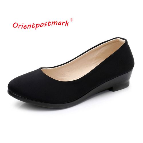 Chaussures De Ballet  Semelles Compenses Surdimensionnes Pour Femme Enceinte,Mocassins Doux,Bateau,Travail,Grill - 37