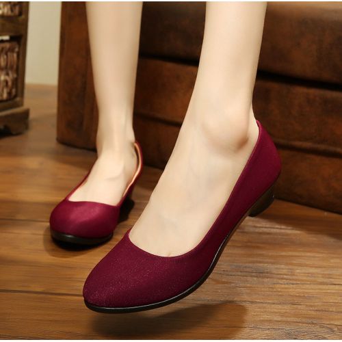 Chaussures De Ballet  Semelles Compenses Surdimensionnes Pour Femme Enceinte,Mocassins Doux,Bateau,Travail,Grill - 39