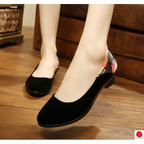 Chaussures De Ballet  Semelles Compenses Surdimensionnes Pour Femme Enceinte,Mocassins Doux,Bateau,Travail,Grill - 35