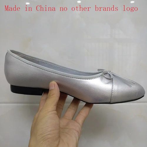 Chaussures De Ballet Classiques Pour Femmes,Escarpins De Base,pissure De Deux Documents,N?Ud En Tweed,Chaussures De Travail,Talons Bas,Escarpins  La Mode,2024 - 35