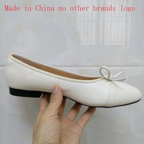 Chaussures De Ballet Classiques Pour Femmes,Escarpins De Base,pissure De Deux Documents,N?Ud En Tweed,Chaussures De Travail,Talons Bas,Escarpins  La Mode,2024 - 36