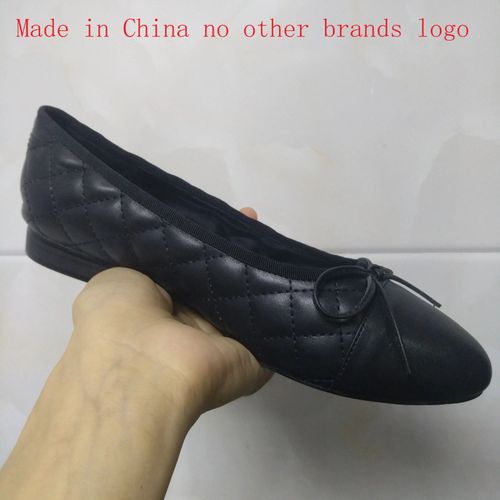 Chaussures De Ballet Classiques Pour Femmes,Escarpins De Base,pissure De Deux Documents,N?Ud En Tweed,Chaussures De Travail,Talons Bas,Escarpins  La Mode,2024 - 38