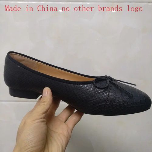 Chaussures De Ballet Classiques Pour Femmes,Escarpins De Base,pissure De Deux Documents,N?Ud En Tweed,Chaussures De Travail,Talons Bas,Escarpins  La Mode,2024 - 42