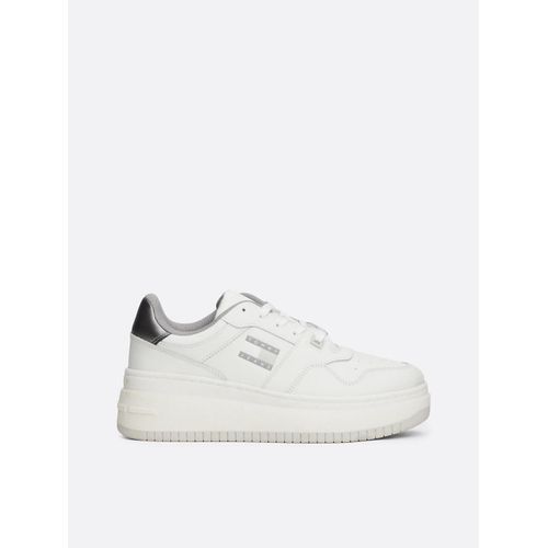 Chaussures De Basket En Cuir Mtallis Tjw Retro Basket Flatform Metal/Ecru / Metallic Warmstone - 40