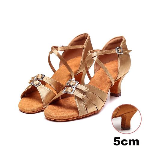 Chaussures De Danse De Salon Doubles Pour Femmes,Performance De Salsa Latine,5cm,7cm - 40
