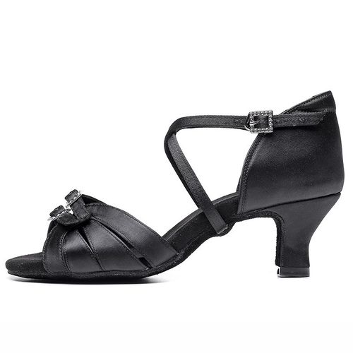 Chaussures De Danse Latine  Talons Pour Femmes,Pour Salle De Bal,Tango Jazz Salsa,Chaussures De Danse  Semelle Souple Et Ajustable - 39