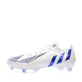 Chaussures De Foot Blanc/bleu Adidas Predator Edge.1 L Fg