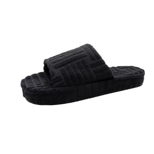 Chaussures De Luxe  Semelle paisse Pour Femmes, Nouvelles Pantoufles Dcontractes  Semelle paisse, Chaudes, En Coton Gaufr, Assorties Avec Tout, 2021 - 43