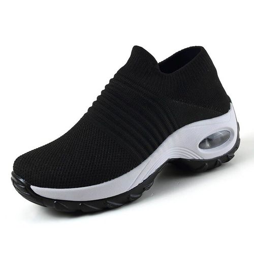 Chaussures De Marche  Coussin D'air En Maille Pour Femmes,Baskets  Enfiler, Plateforme,Dcontractes, La Mode,t,2020 - 40