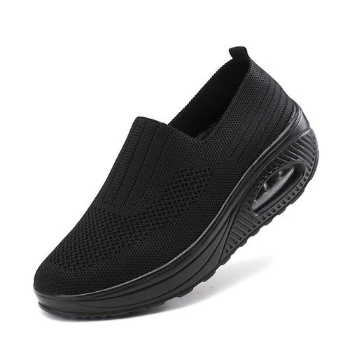 Chaussures De Marche  Coussin D'air Pour Femme,Baskets Orth4wd,Antidrapantes,Mules  Plateforme Respirantes, Semelle Compense - 39