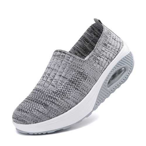 Chaussures De Marche  Coussin D'air Pour Femme,Baskets Orth4wd,Antidrapantes,Mules  Plateforme Respirantes, Semelle Compense - 42