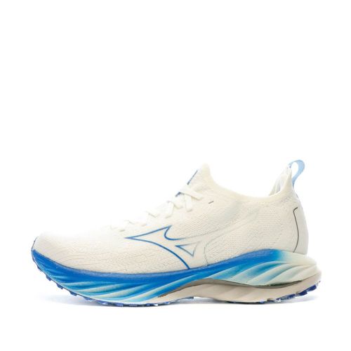 Chaussures De Running Blanc/Bleu Homme Mizuno Wave - 40 1/2