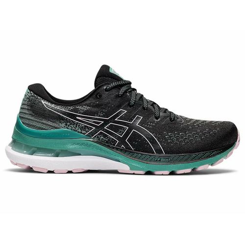 Chaussures De Running Femme Asics Gel-Kayano 28 - Noir / Vert Sage - 37 1/2