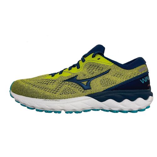 Chaussures De Running Mizuno Wave Skyrise 2 - Jaune Fluo - 46 1/2